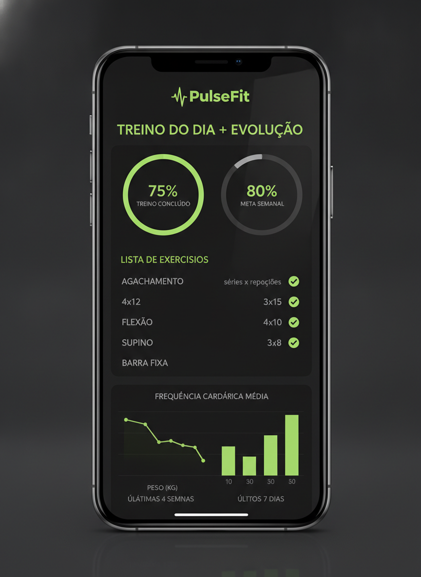 Tela 2 do app PulseFit