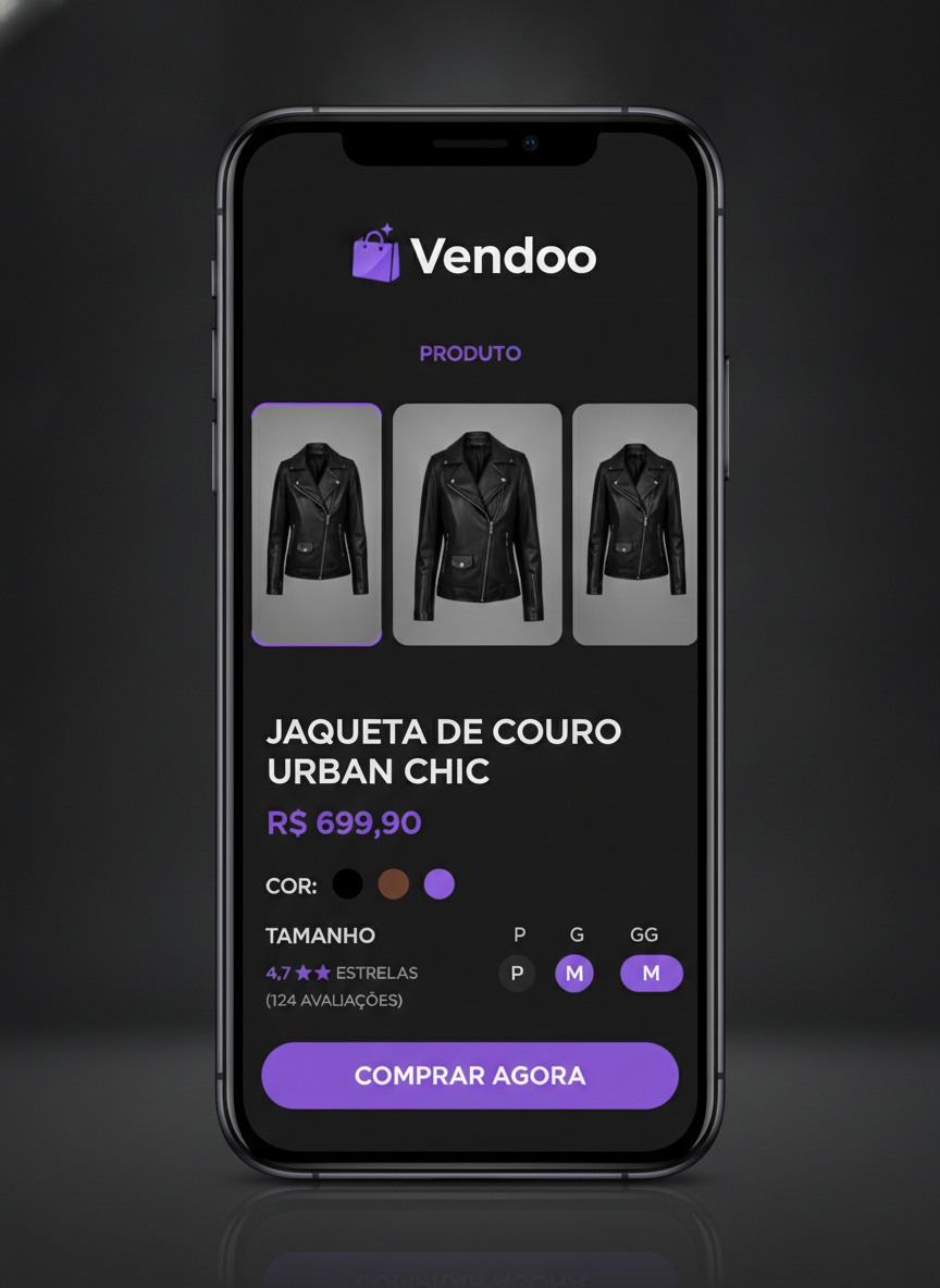 Tela 2 do app Vendoo