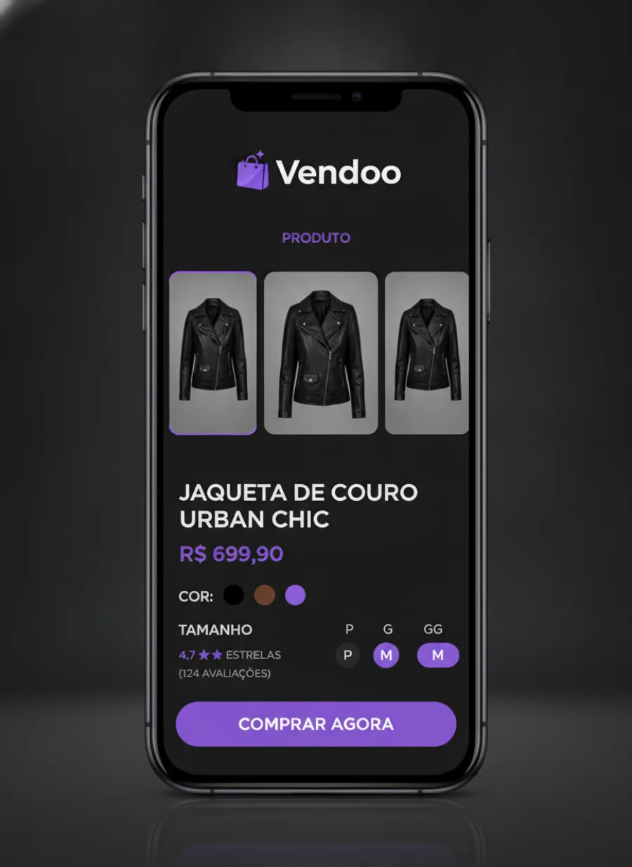Tela 2 do app Vendoo