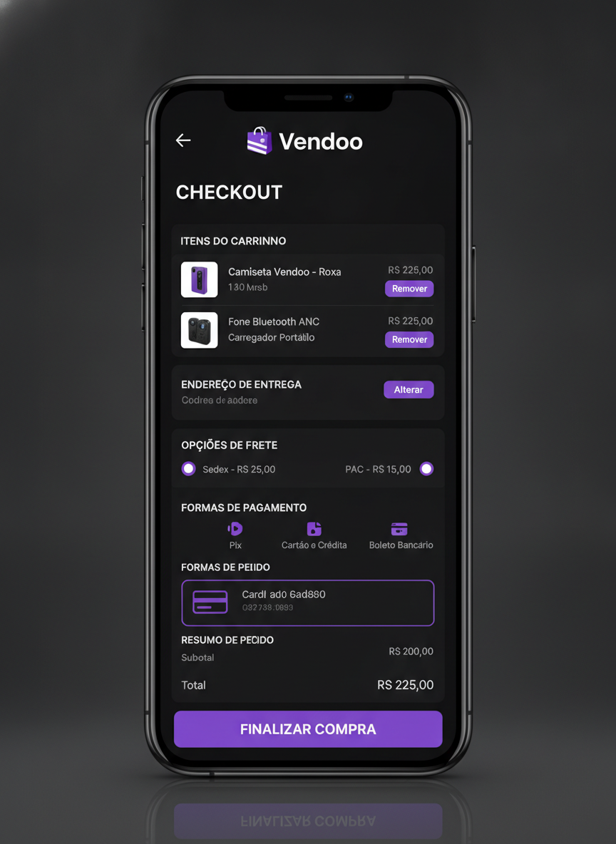 Tela 3 do app Vendoo